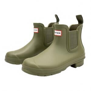 NEW HUNTER women's original chelsea boots in olive leaf